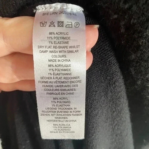 French Connection Black Maxi Sweater Dress - Picture 11 of 15